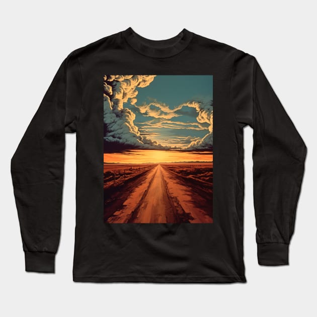 Open and Wide Long Sleeve T-Shirt by The House of Hurb
